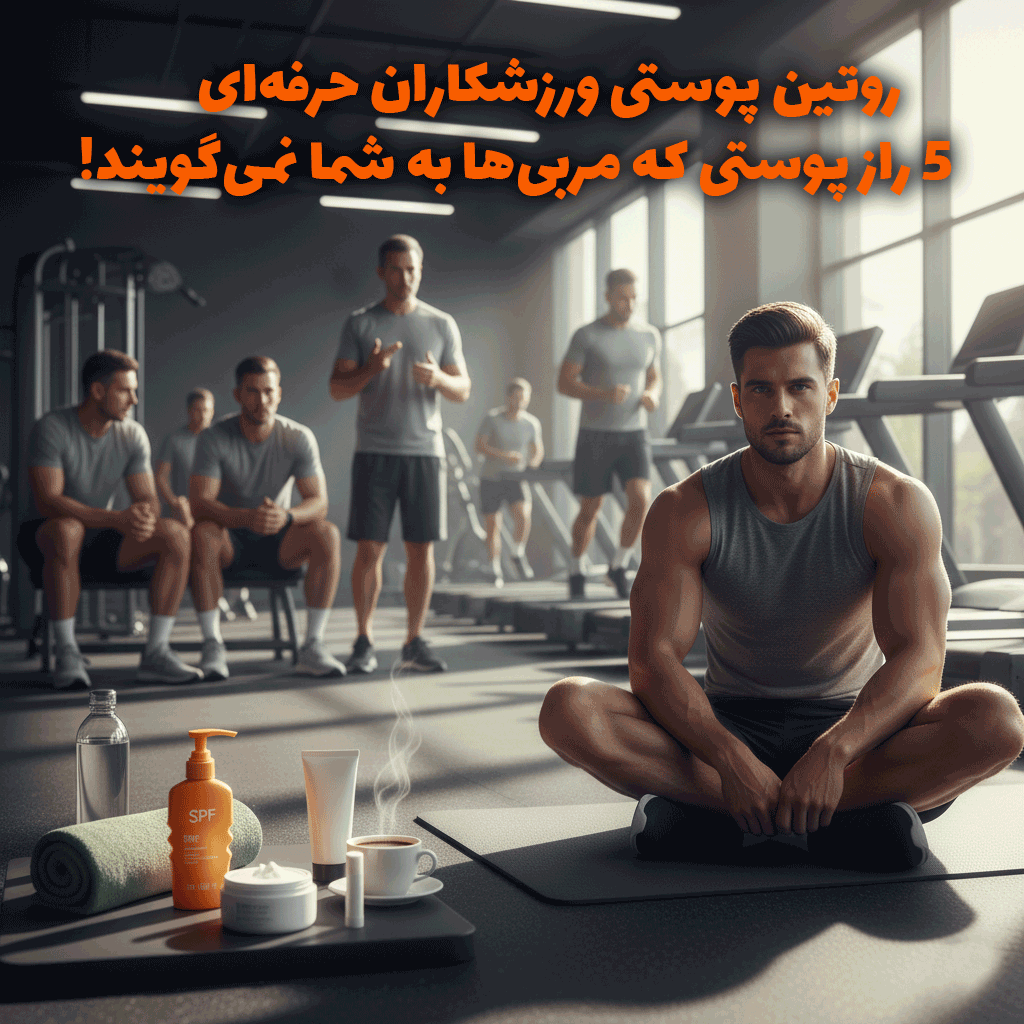 روتین پوستی ورزشکاران حرفه‌ای | 5 راز پوستی که مربی‌ها به شما نمی‌گویند!