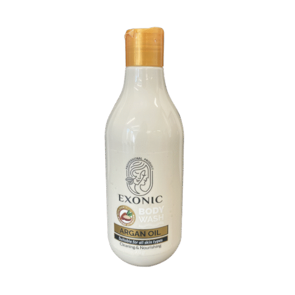 🧴 شامپو بدن کرمی روغن آرگان اکسونیک (Exonic) | تغذیه‌کننده و نرم‌کننده